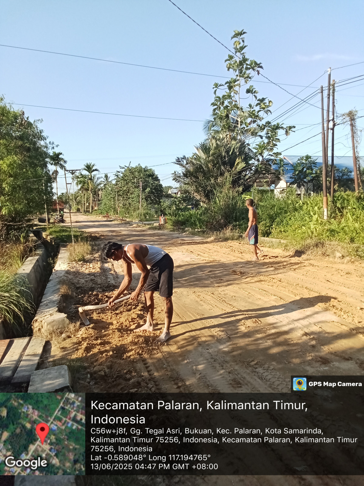 Menguruk jalan poros nahkoda