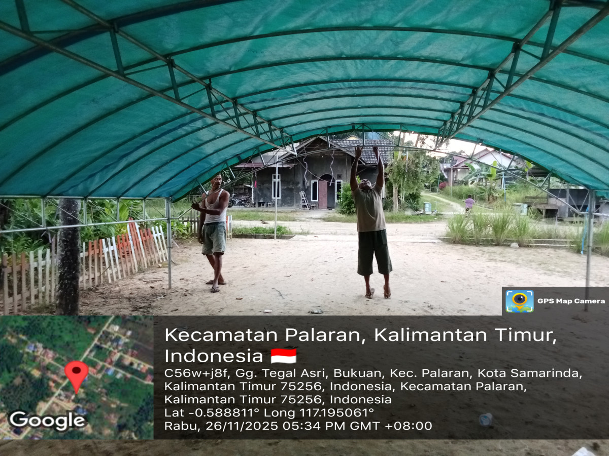 Bongkar pasang tenda agenda rapat