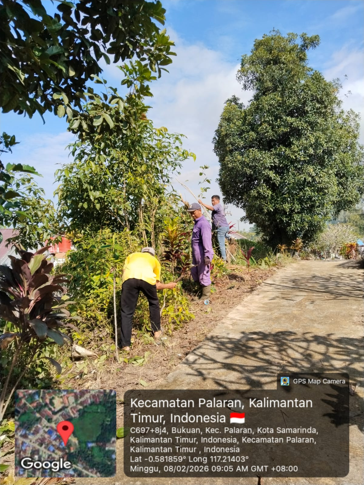 Kebersihan diarea pemakaman