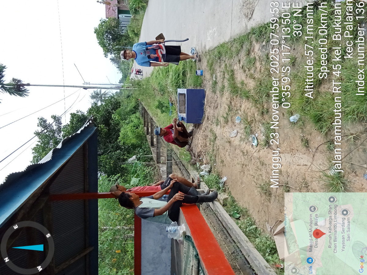 Jalan rambutan RT 45 Bukuan