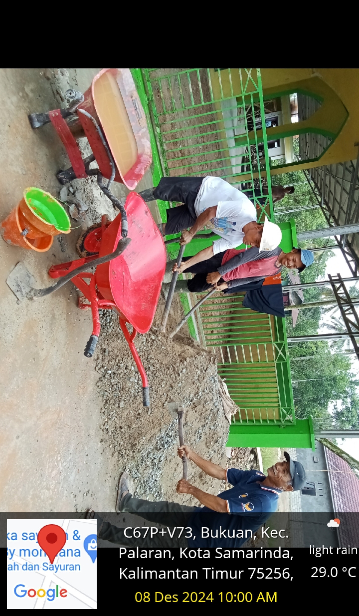 Gotong royong dijalan rambutan RT 45