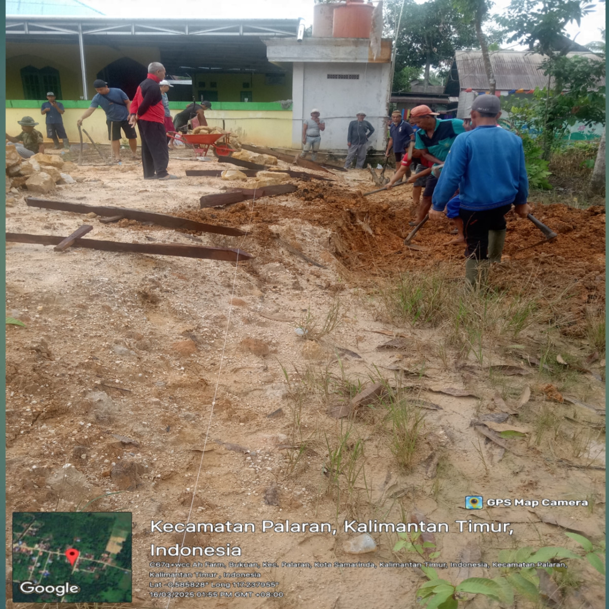 Bikin pondasi rumah ibadah