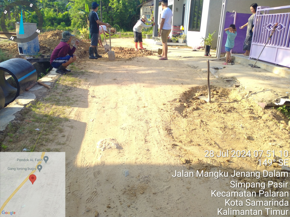 Semenisasi gg mawar jl Mangkujenang RT 21 sesion 01