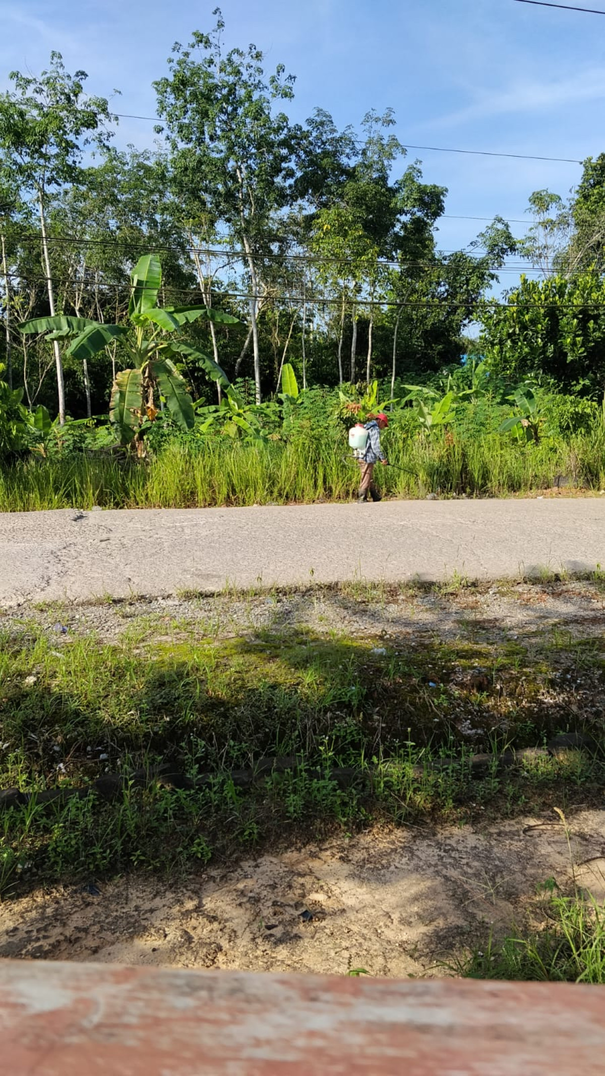 Gotong Royong di Jalan AlHasnie RT. 05