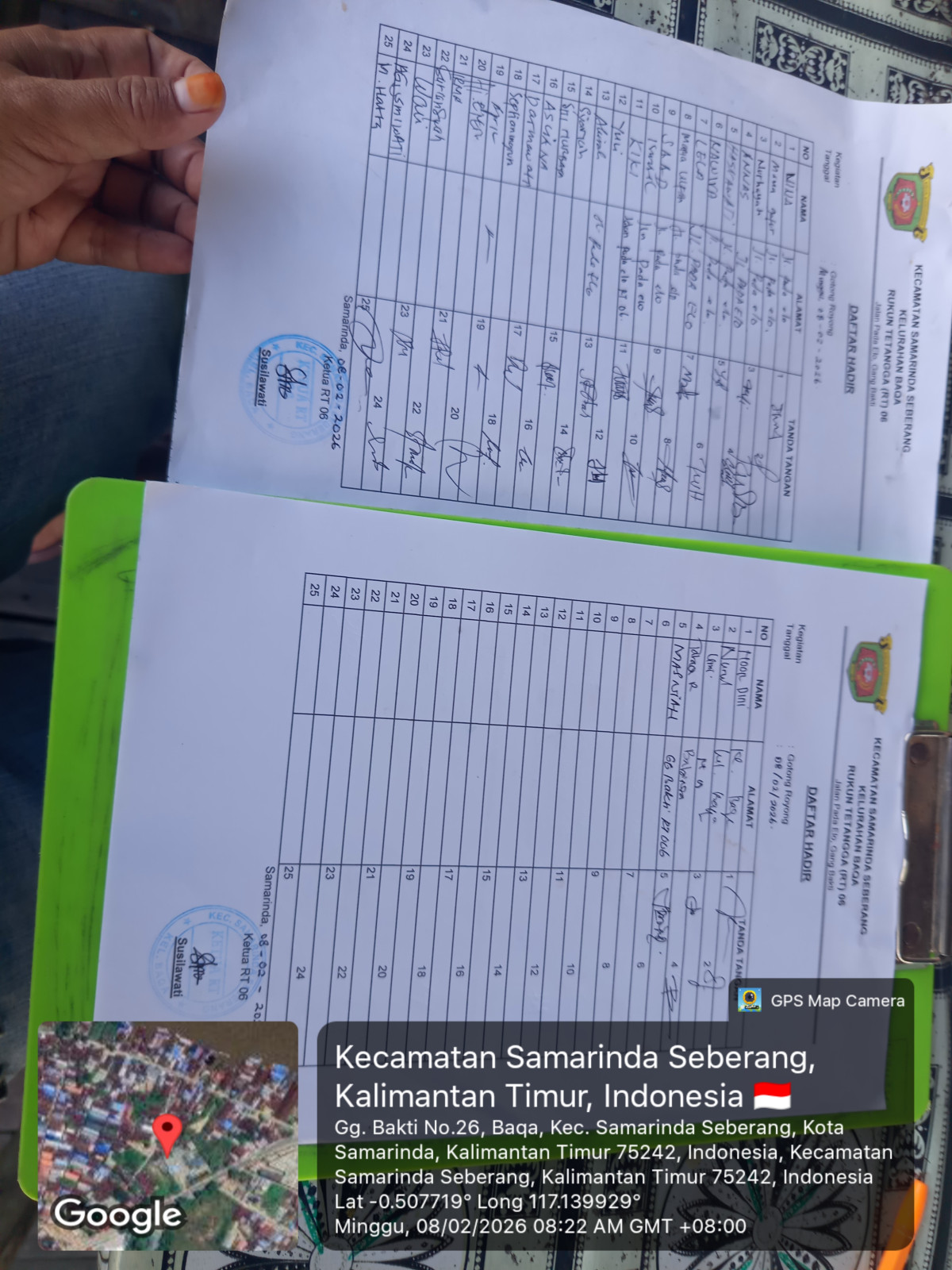 Gotong-royong warga rt 06