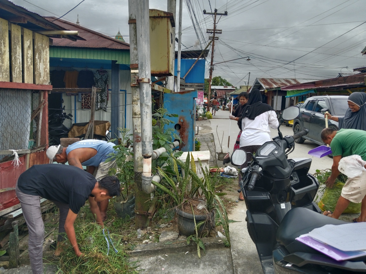 Kerja bakti jln pada elo