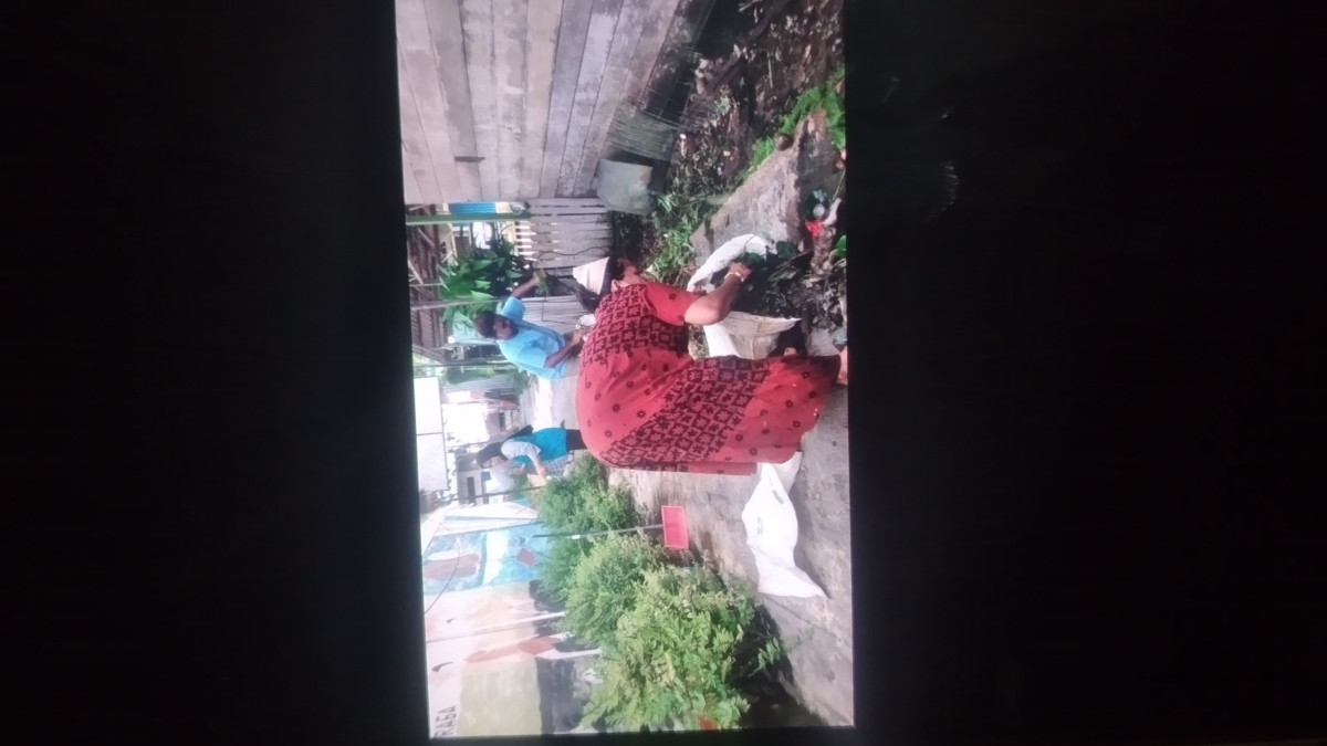 Gotong royong jalan maspenghulu gang monas