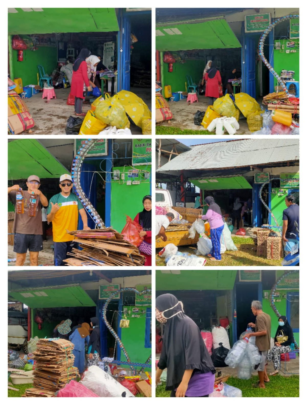 Kerja bakti kelola sampah non organik