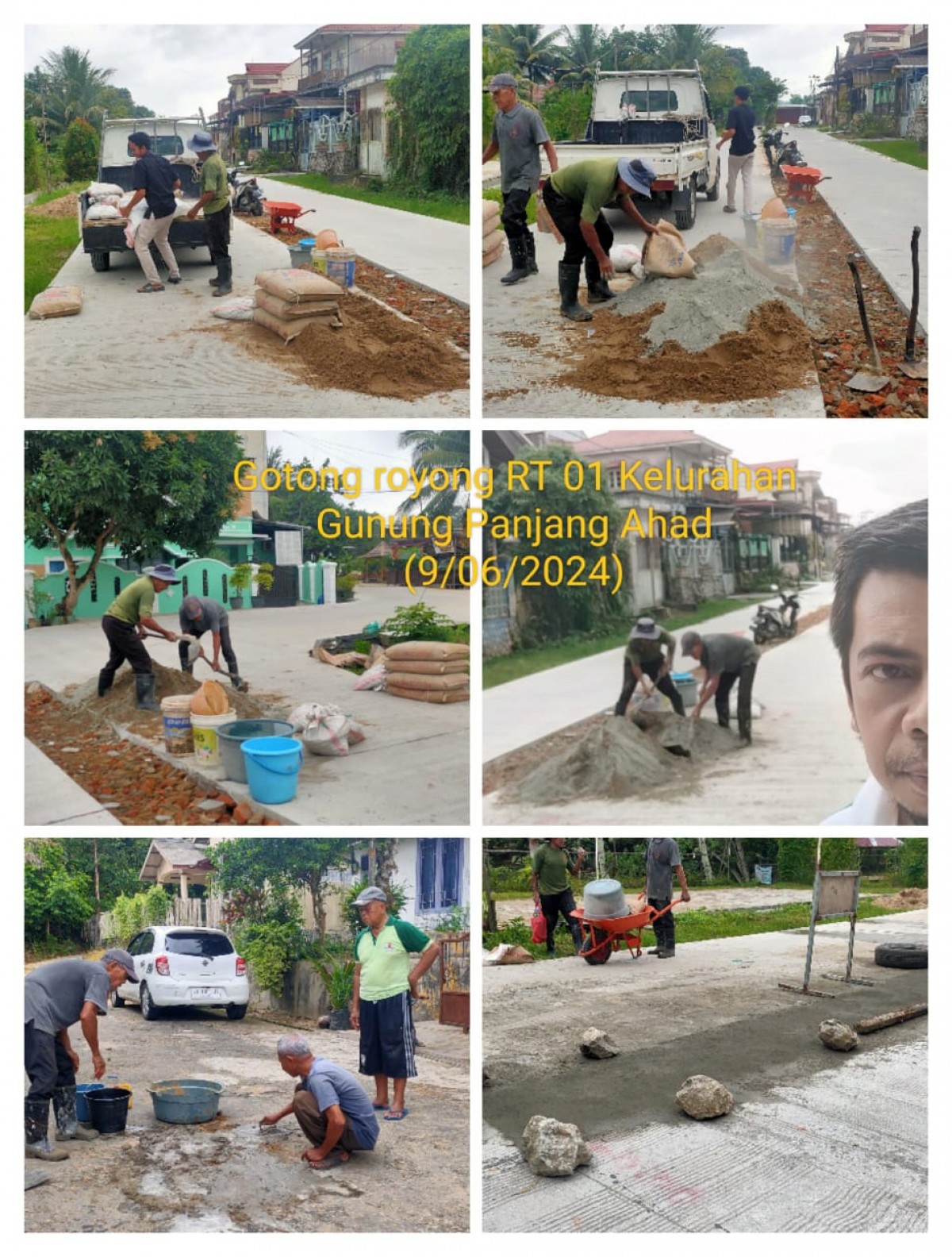 RT 01 Kerja Bakti