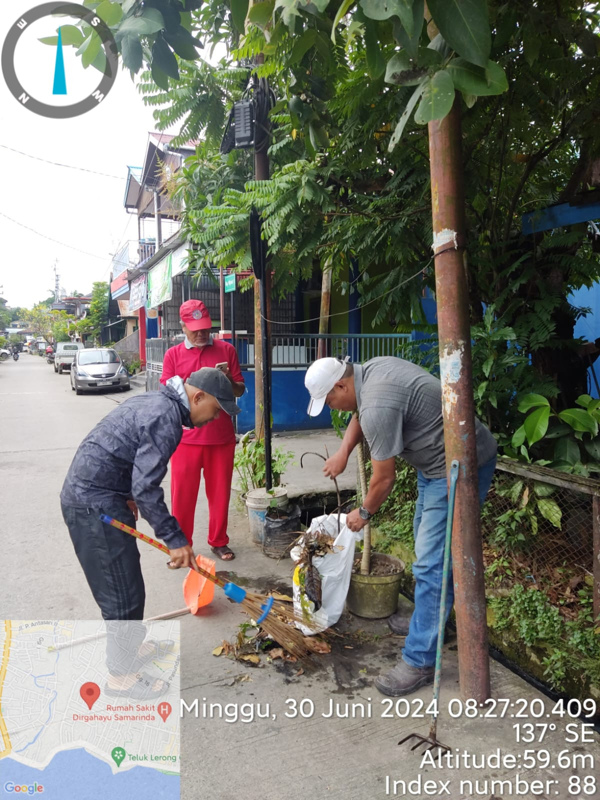 Kerja bakti jln raudah