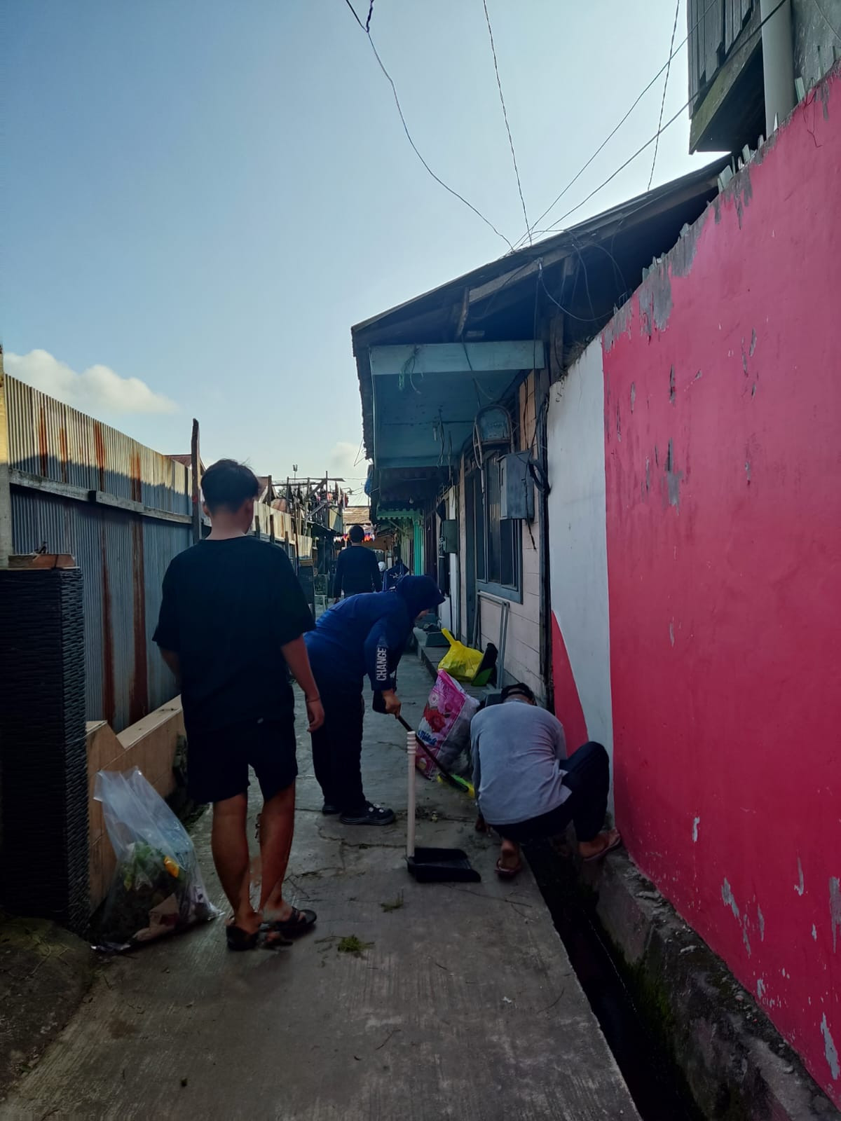 Kerja bakti Gg Sembilan
