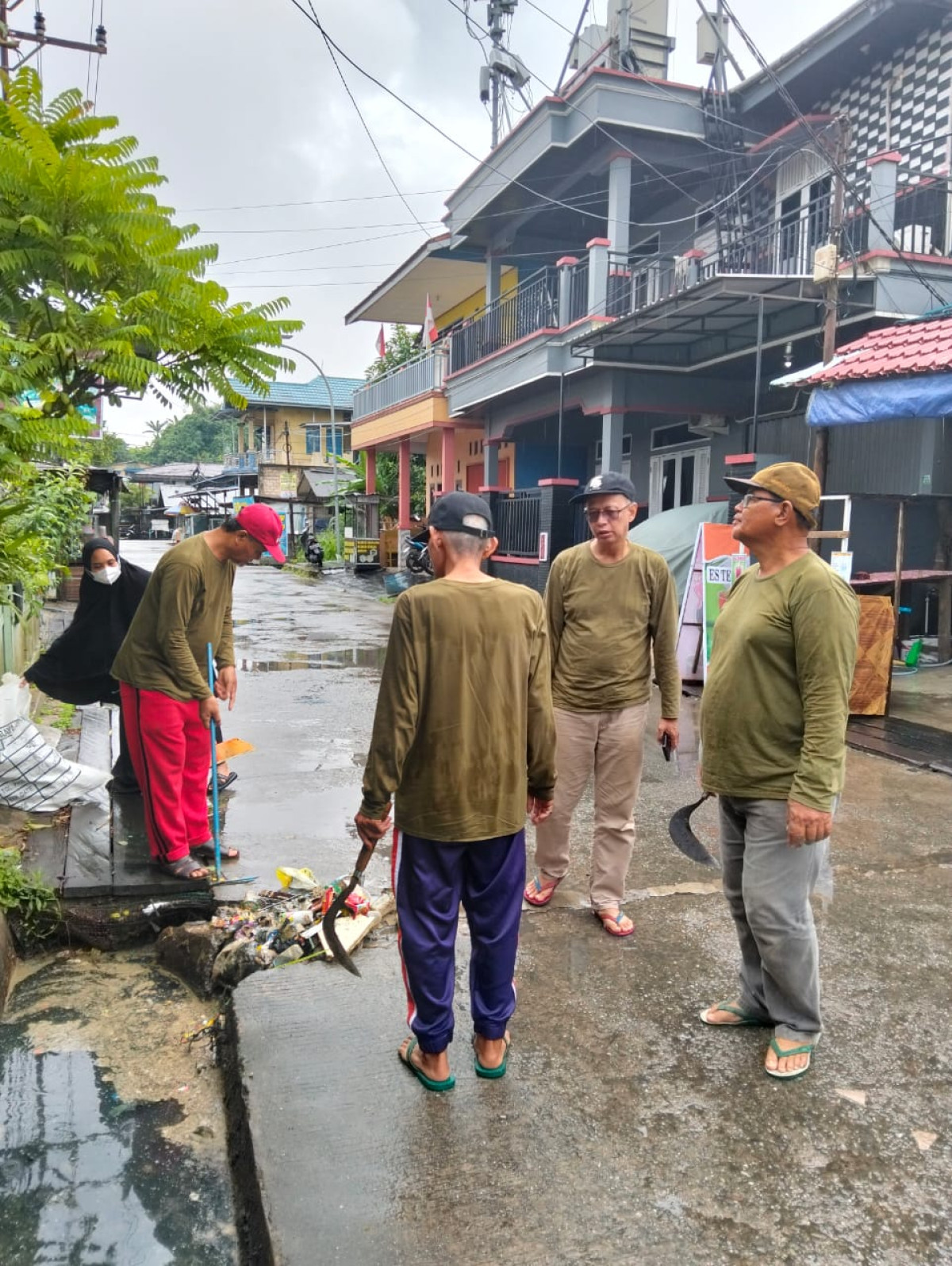 gotong royong jln.raudhah