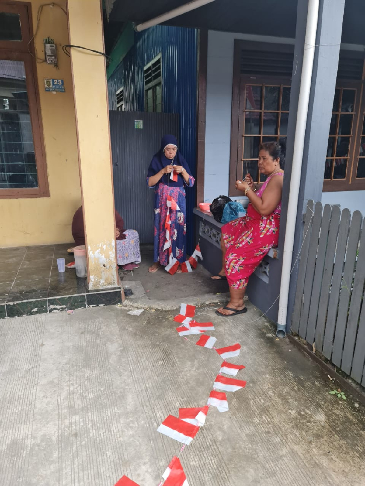 Pemasangan Bendera