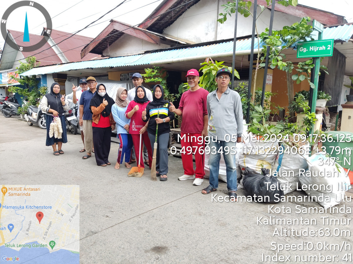 Gotong Royong Jalan Gg. Hijriah 2 dan Raudah 02