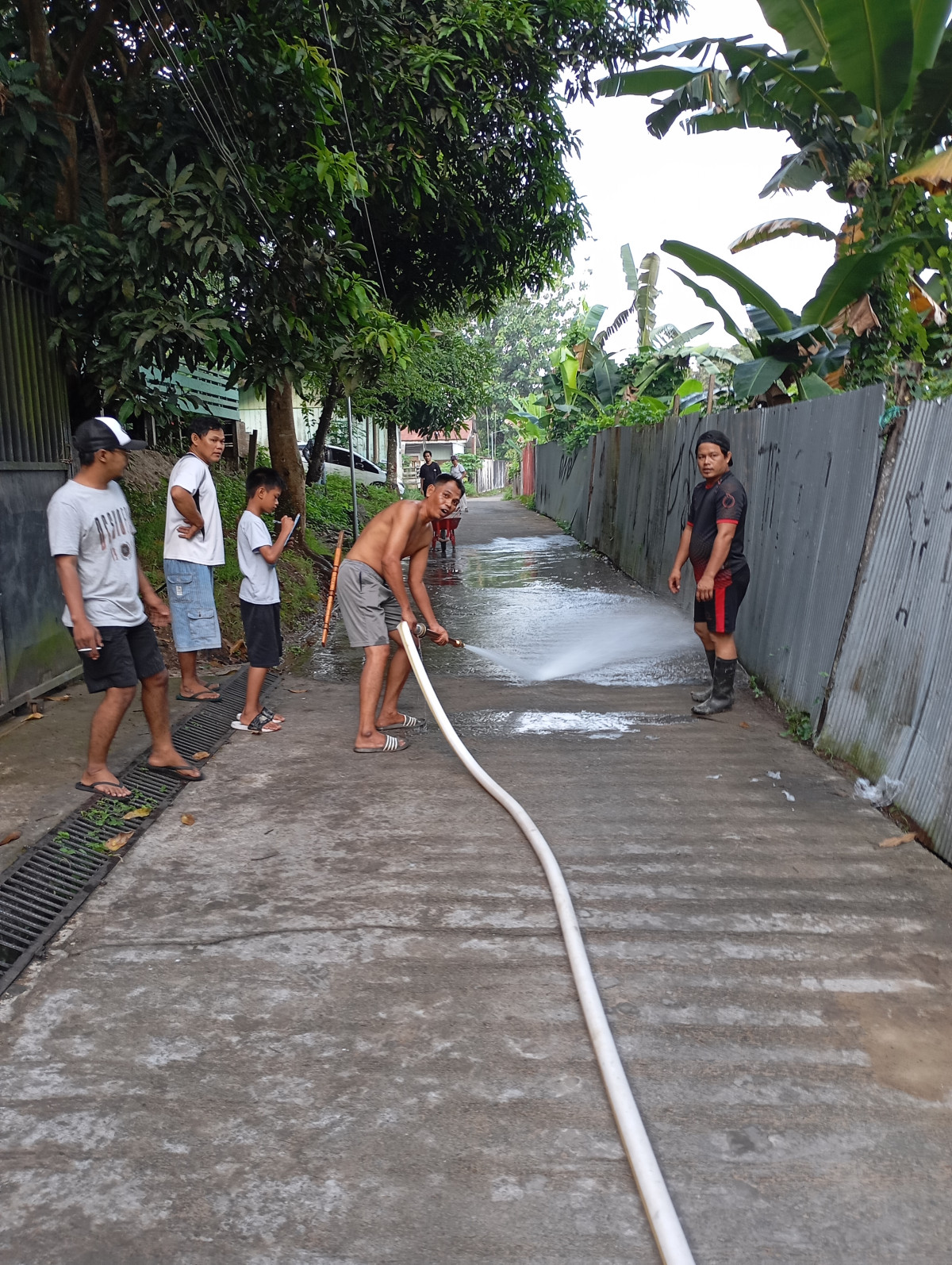 Kerja bakti di RT 21