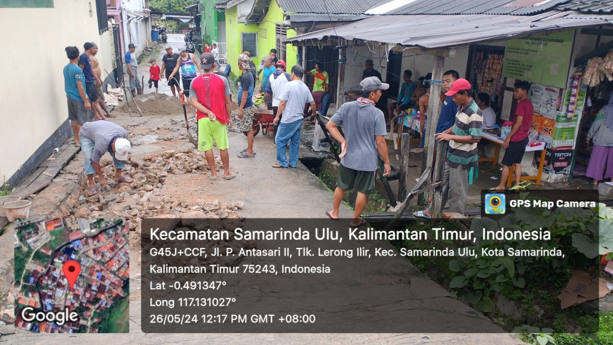 Kerja bakti.gotong royong