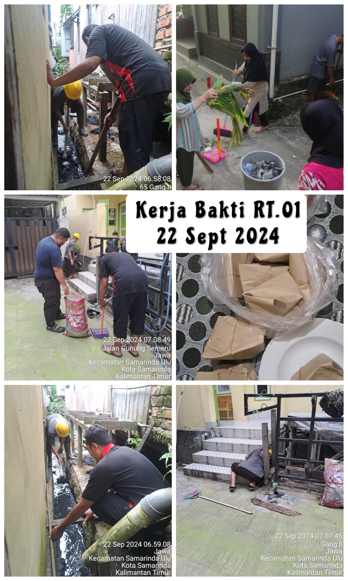 Kerja bakti RT.01 Gang 3