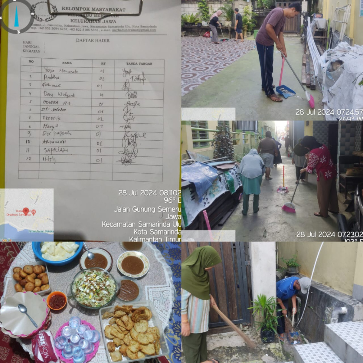 Kerja Bakti Gang 2 RT. 01