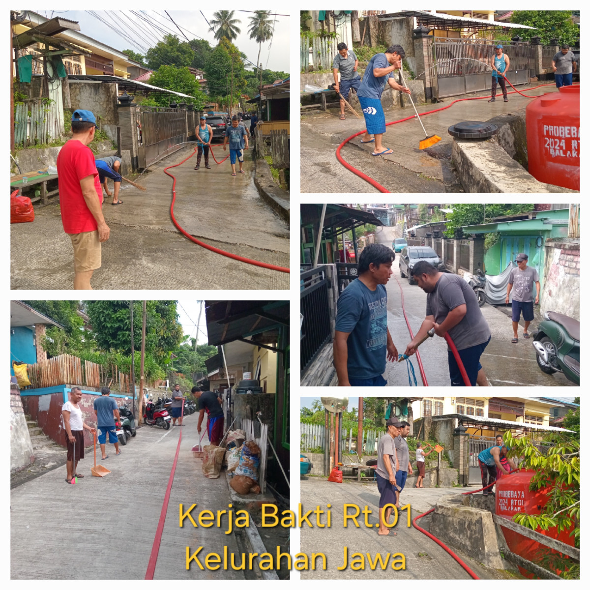 Kerja Bakti Rt.01 Kelurahan Jawa