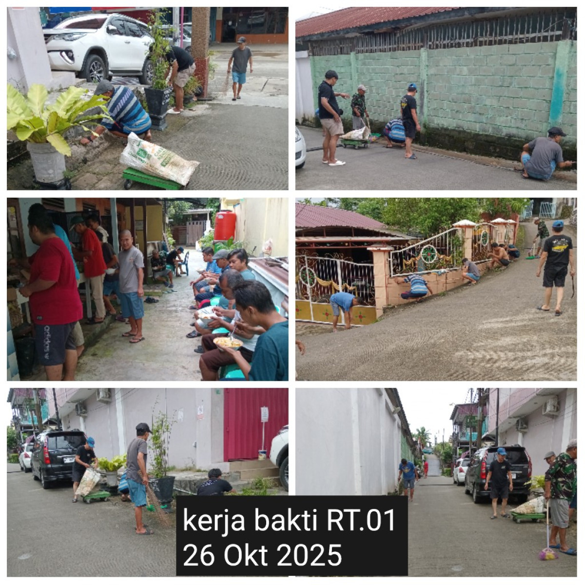 Kerja bakti RT 01 gang 2