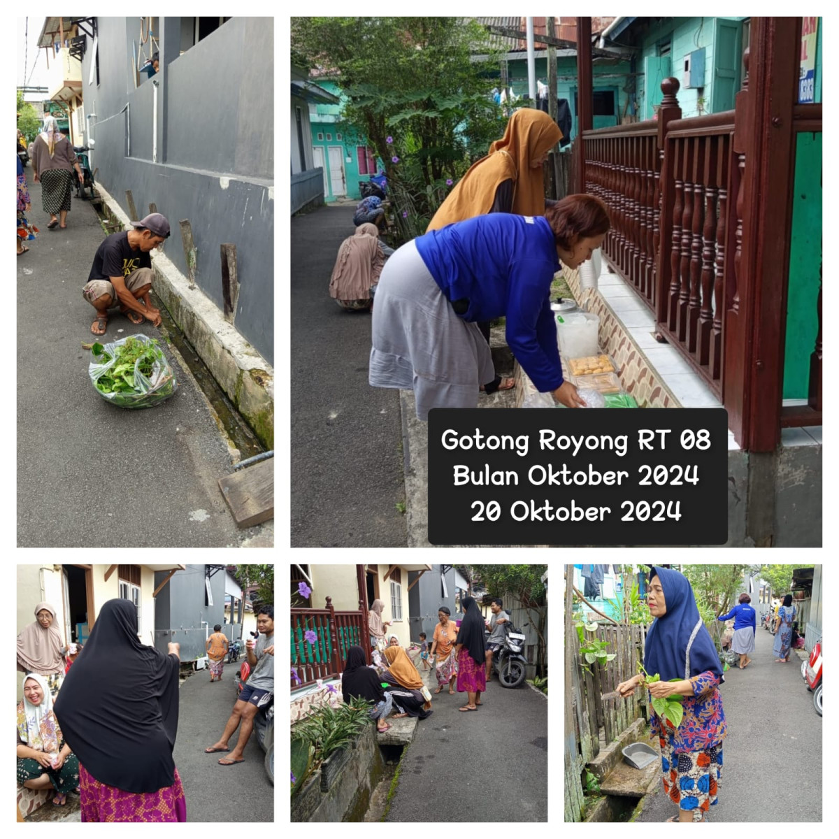 Gotong Royong RT 08 Bulan Oktober - II