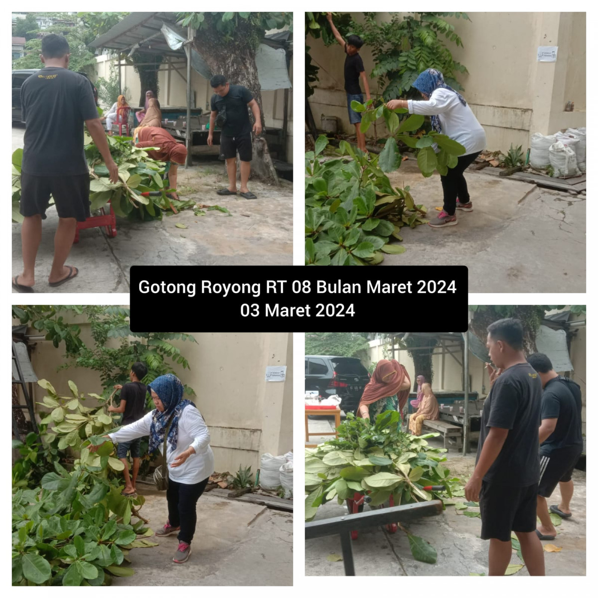 Gotong Royong RT 08 Bulan Maret 2024