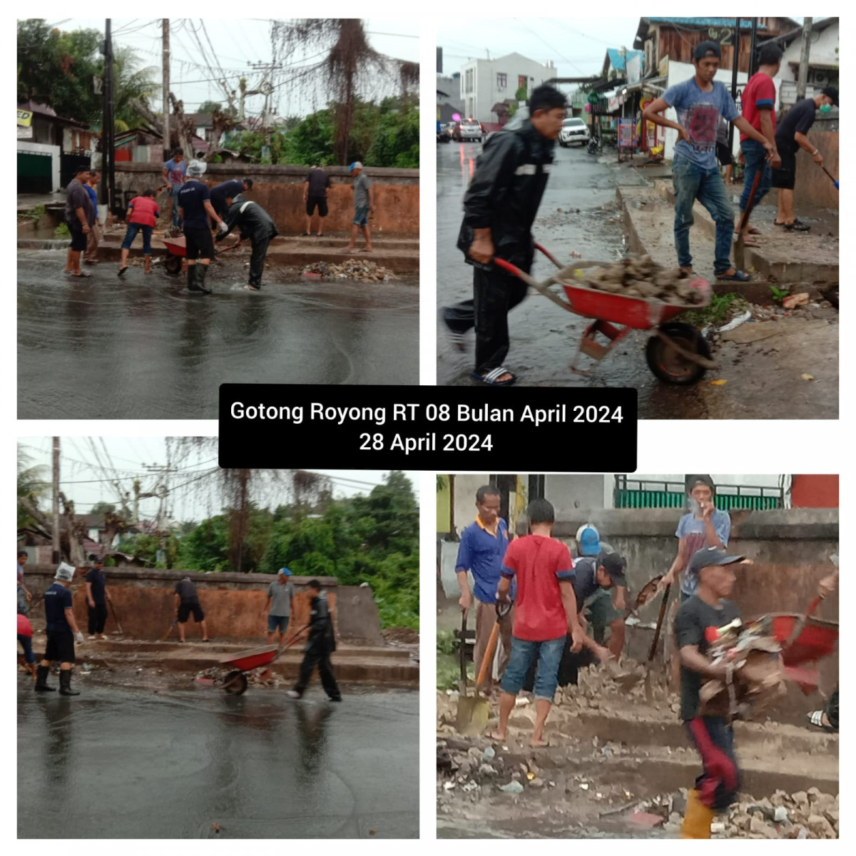 Gotong royong Rt 08 bulan januari 2024 -2