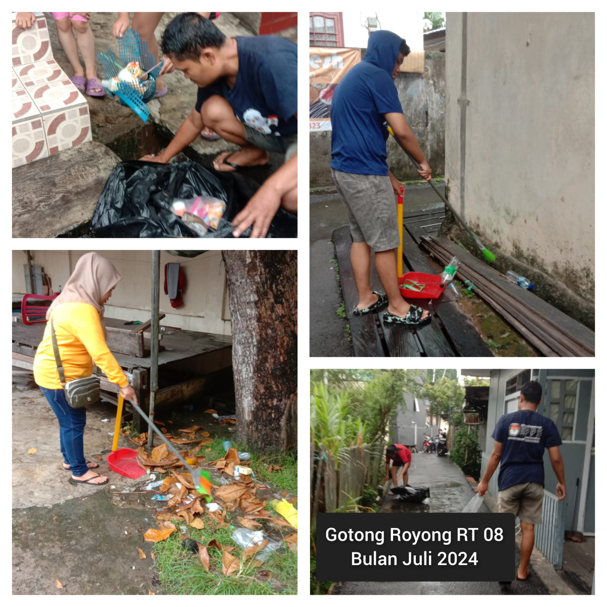 Gotong Royong RT 08 Bulan Juli 2024
