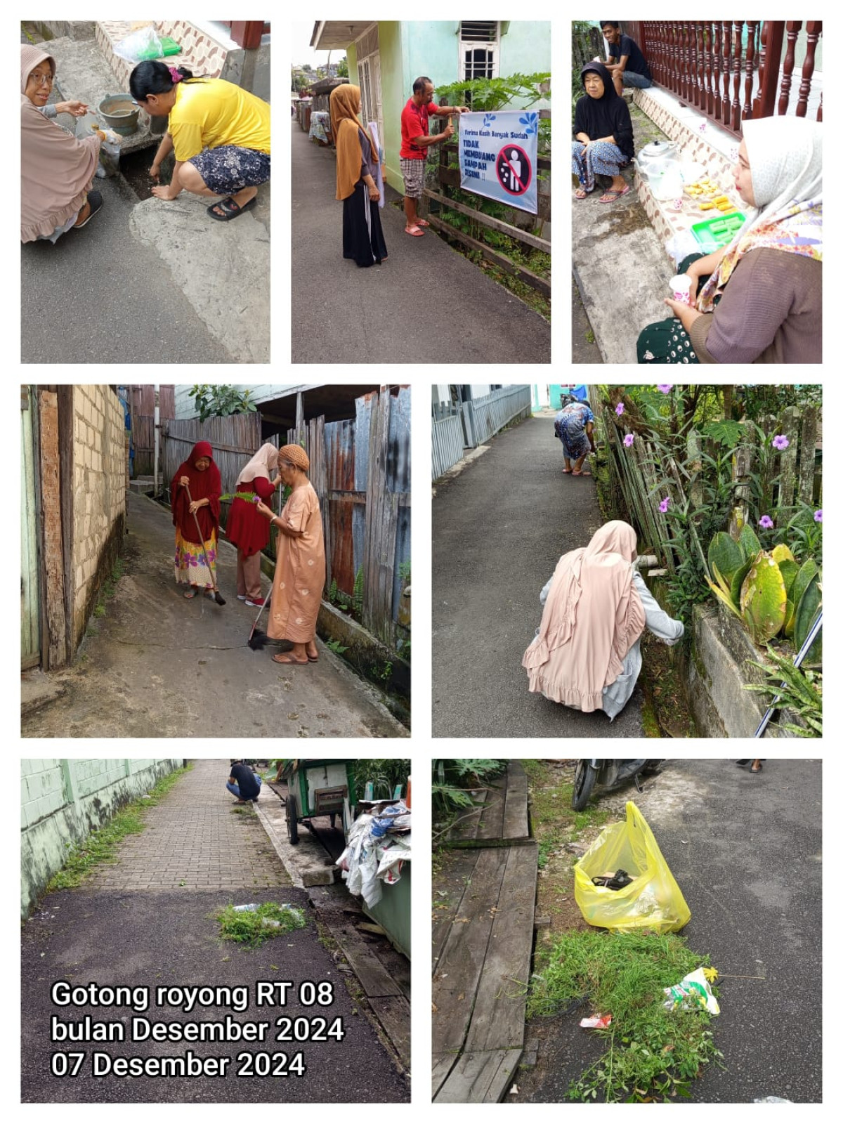 Gotong Royong RT 08 Bulan Desember 2024 -I