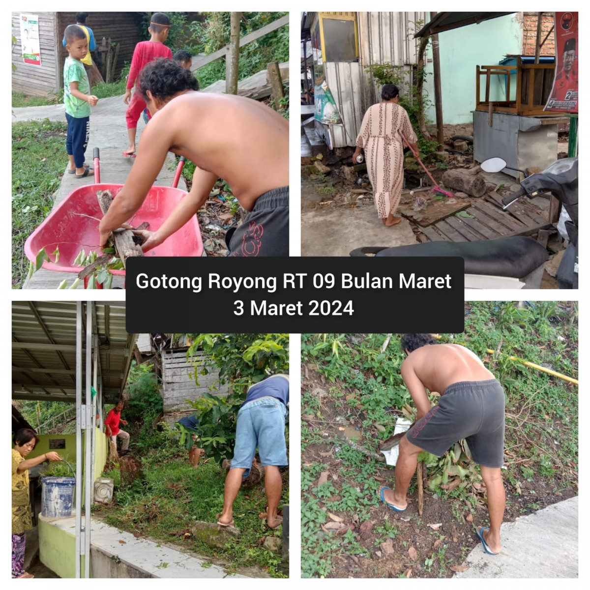 Gotong Royong RT 09 Bulan Maret 2024