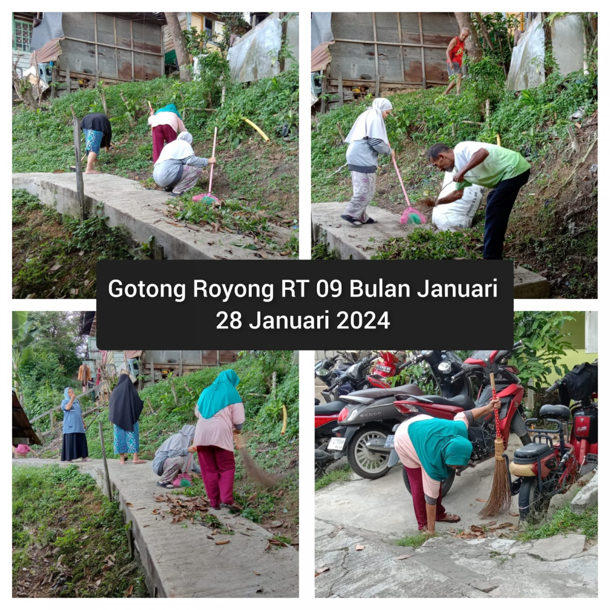 Gotong Royong RT 09 Bulan Januari 2024 - 2