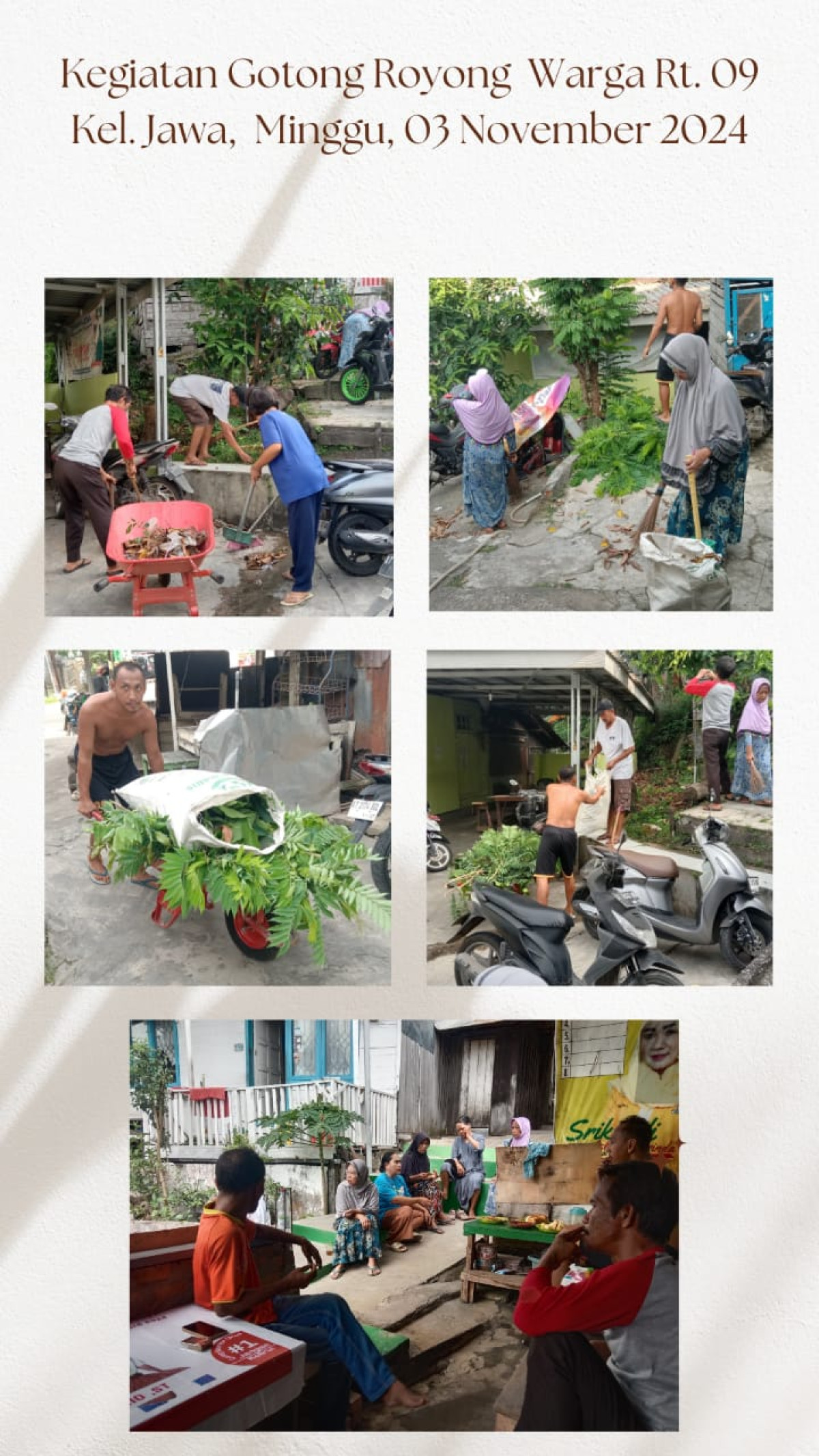 Gotong Royong RT 09 Bulan November 2024 - 1
