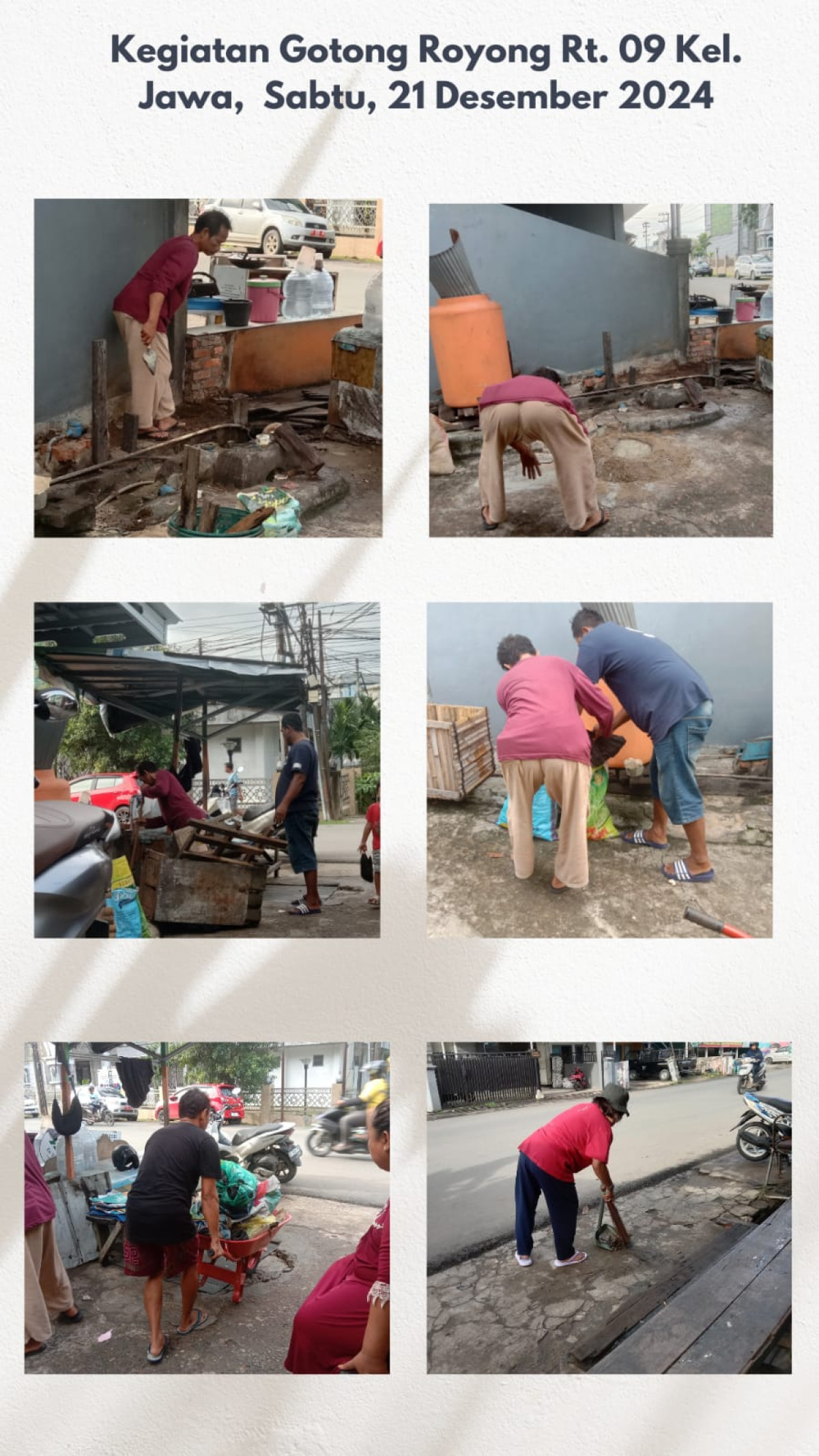 Gotong Royong RT 09 Bulan Desember 2024 - 2