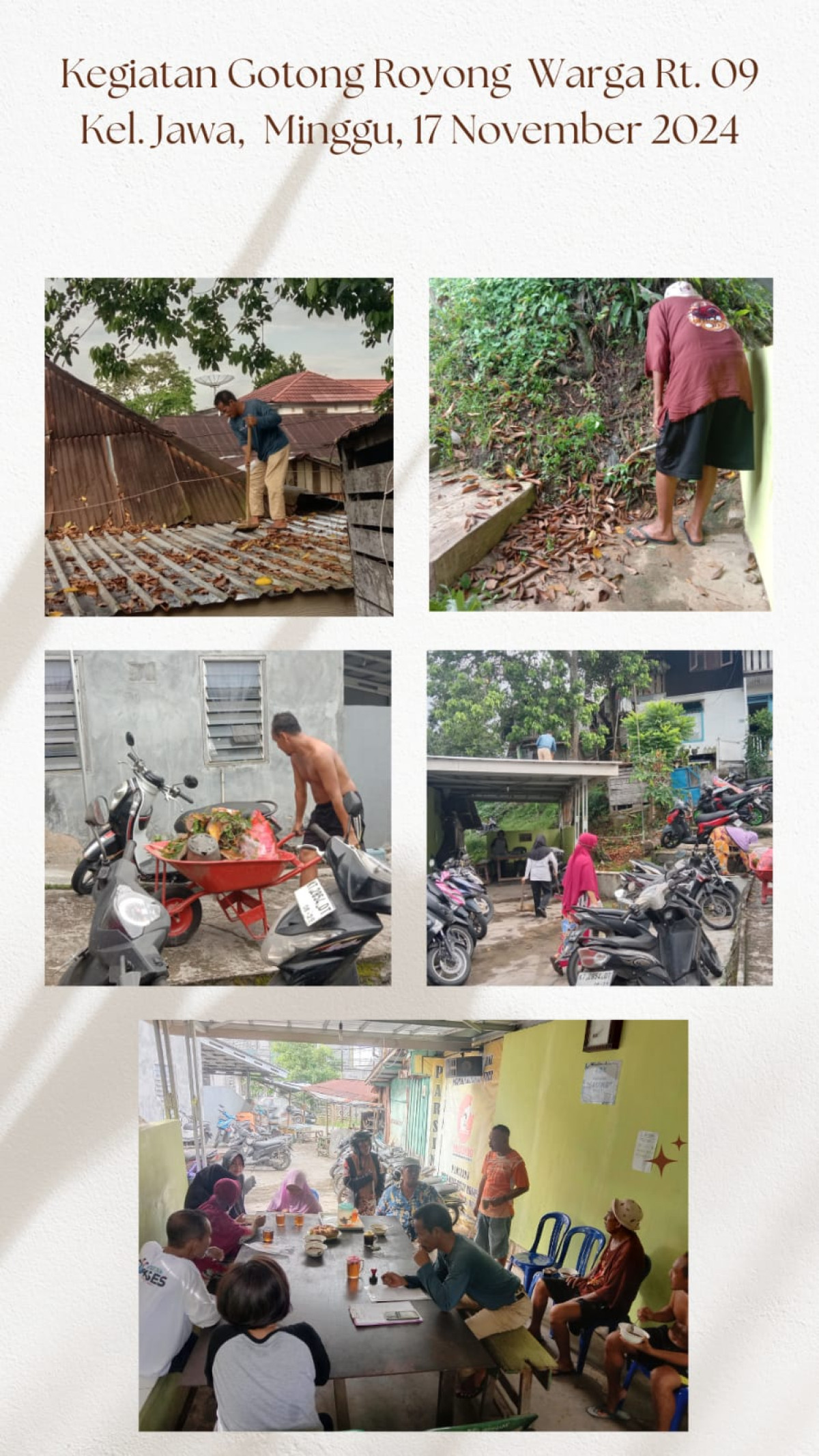 Gotong Royong RT 09 Bulan November 2024 - 2
