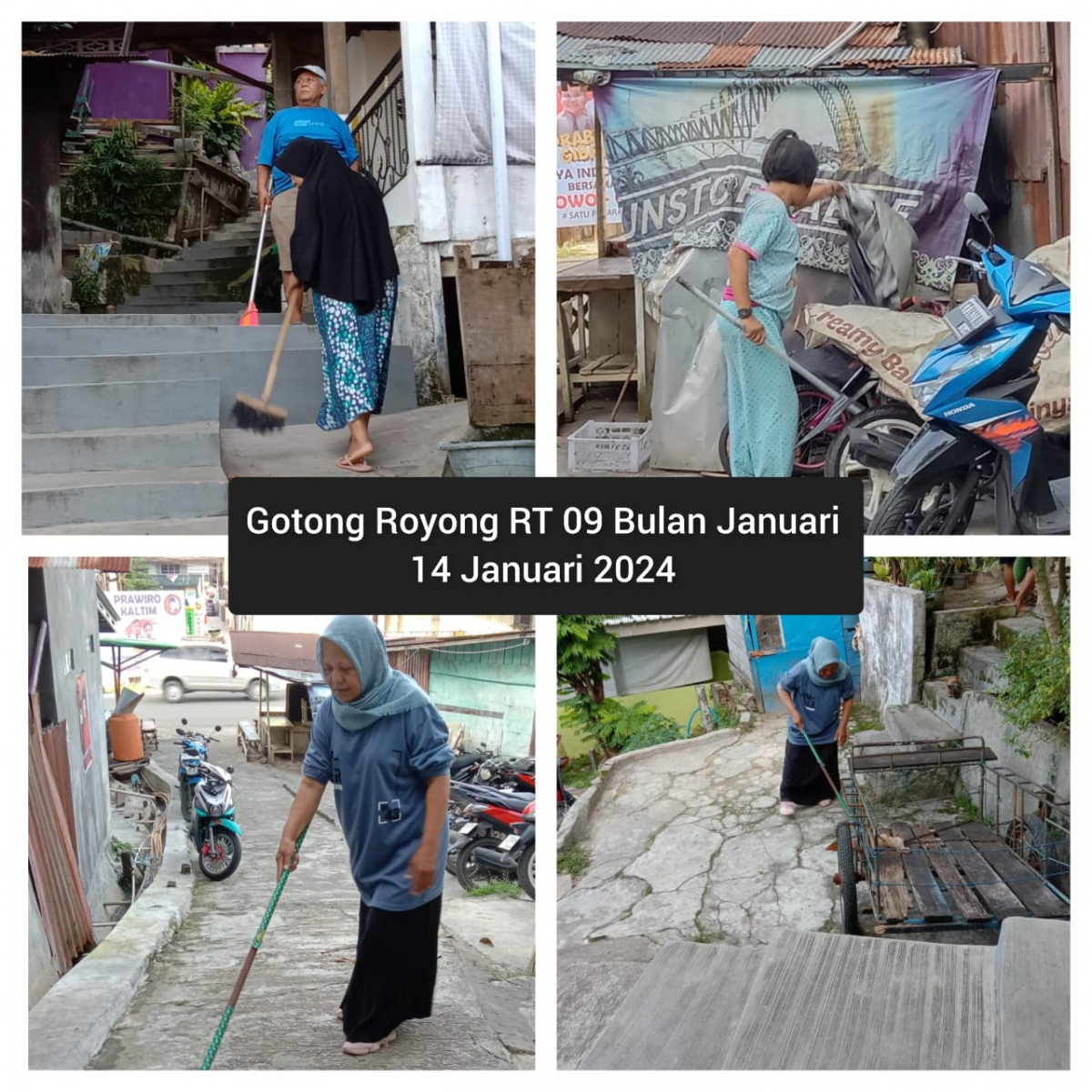 Gotong Royong RT 09 Bulan Januari 2024 - 1