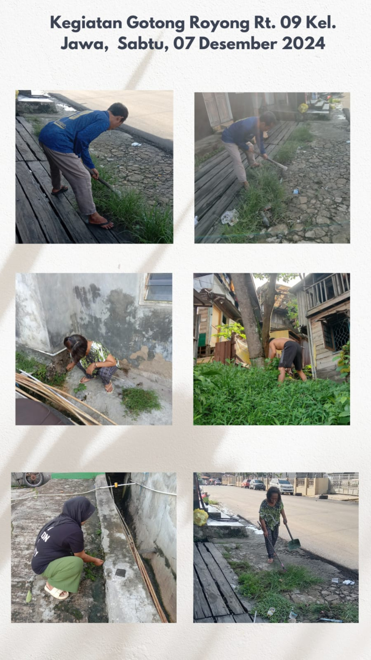 Gotong Royong RT 09 Bulan Desember 2024 - 1