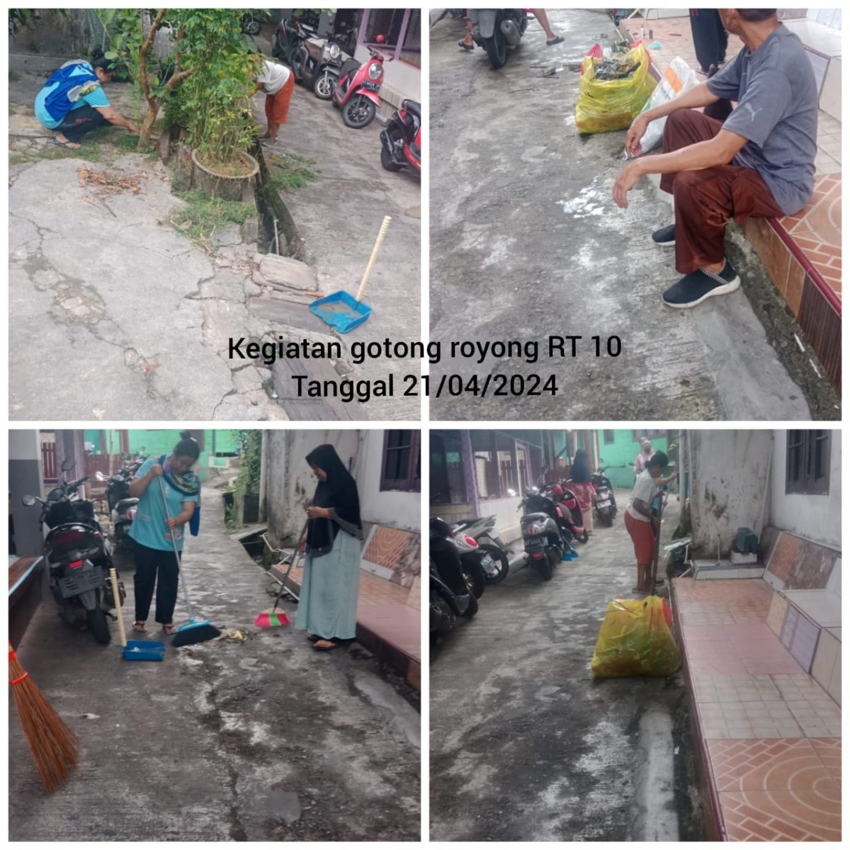 Gotong Royong RT 10 Bulan April 2024 - 1