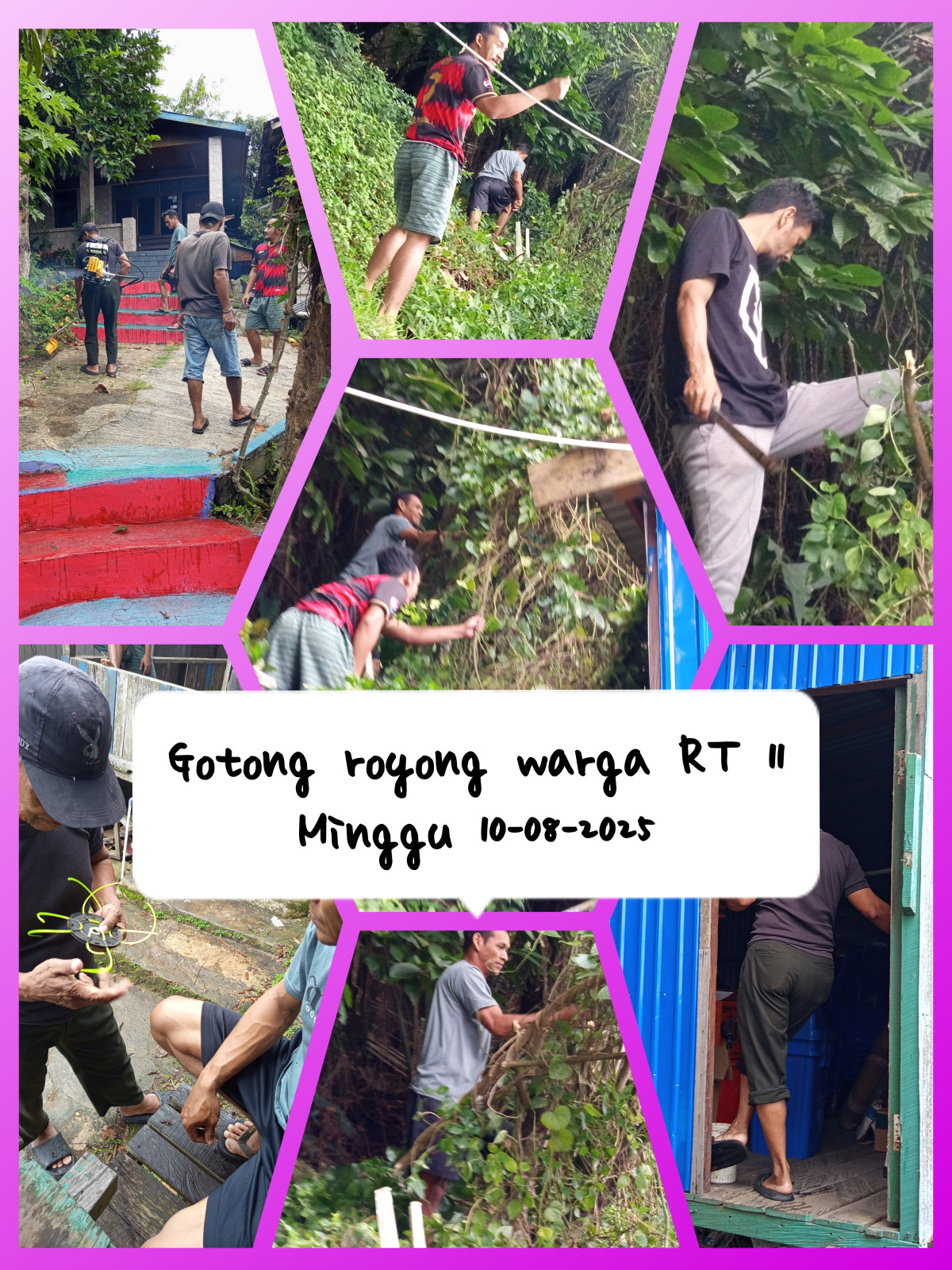 Gotong royong minggu kedua