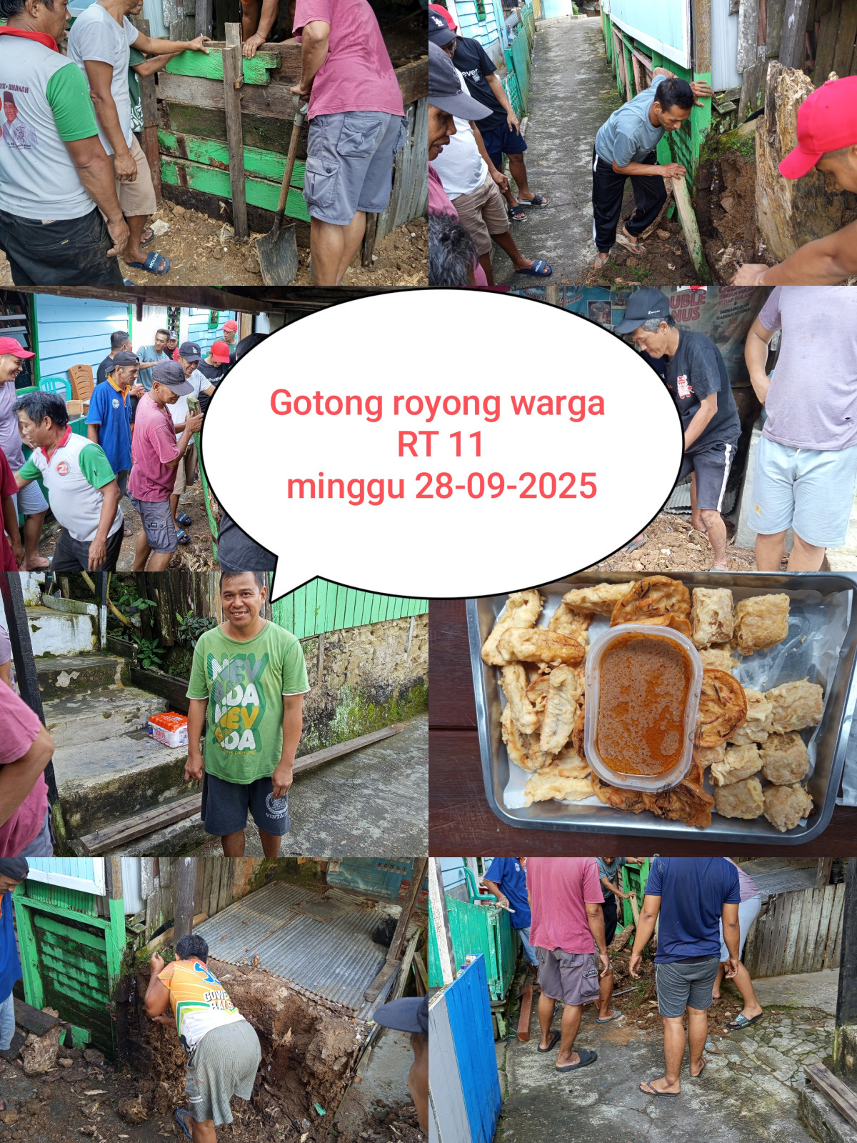 Gotong royong minggu kedua