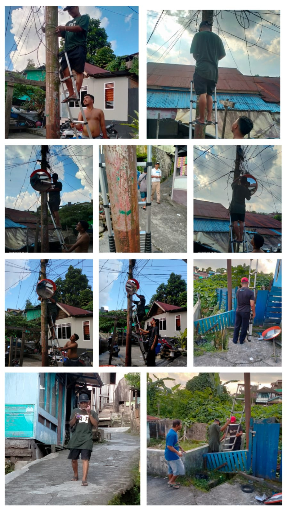 Gotong royong warga RT 11