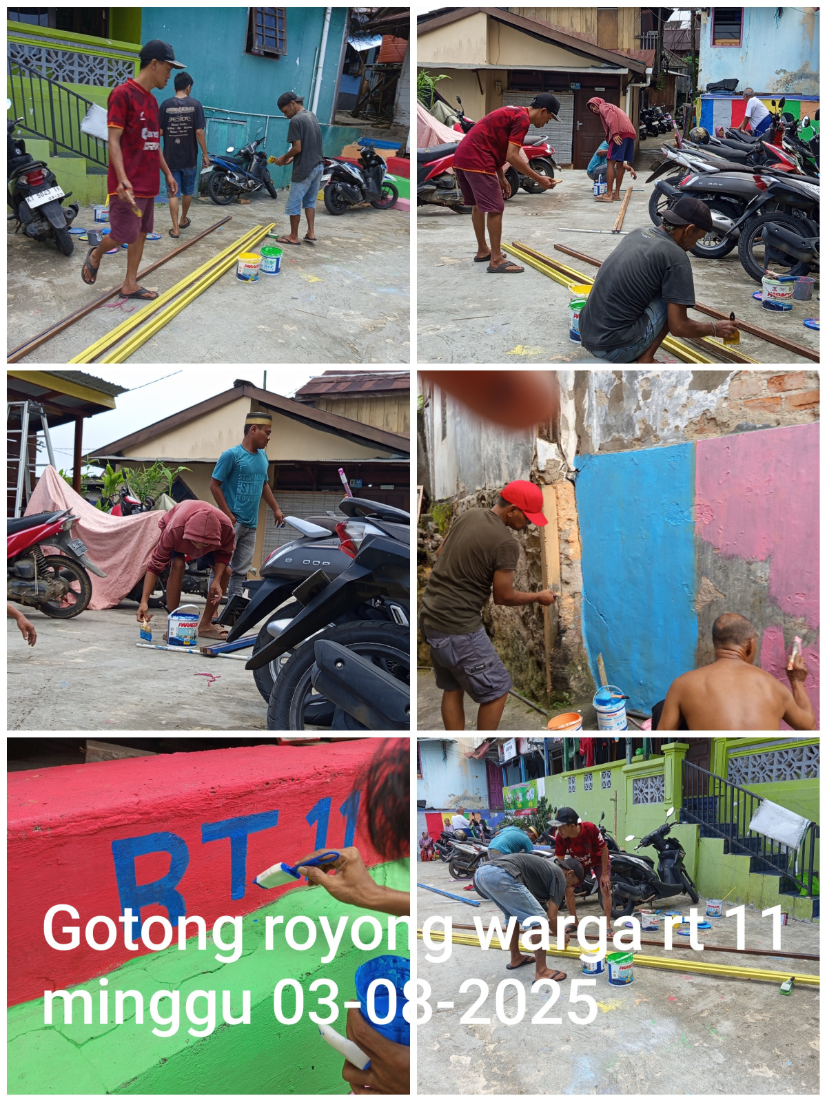 Gotong royong warga minggu ke satu