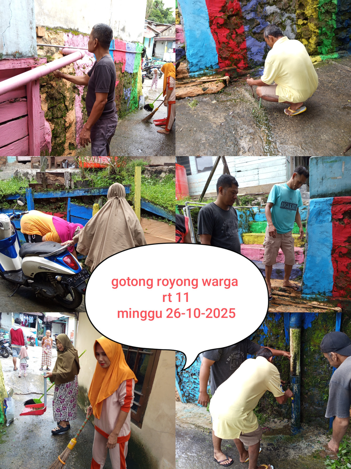 Gotong royong minggu kedua