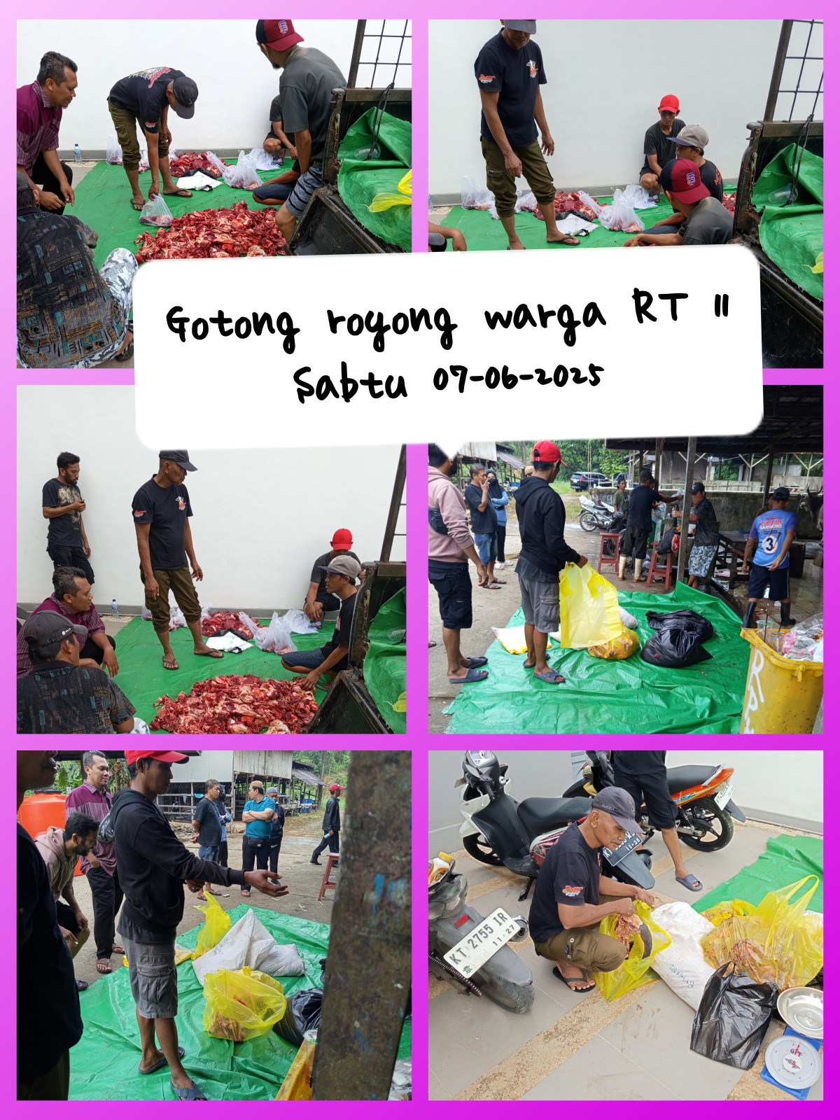 Gotong royong hari sabtu 7/6/2025