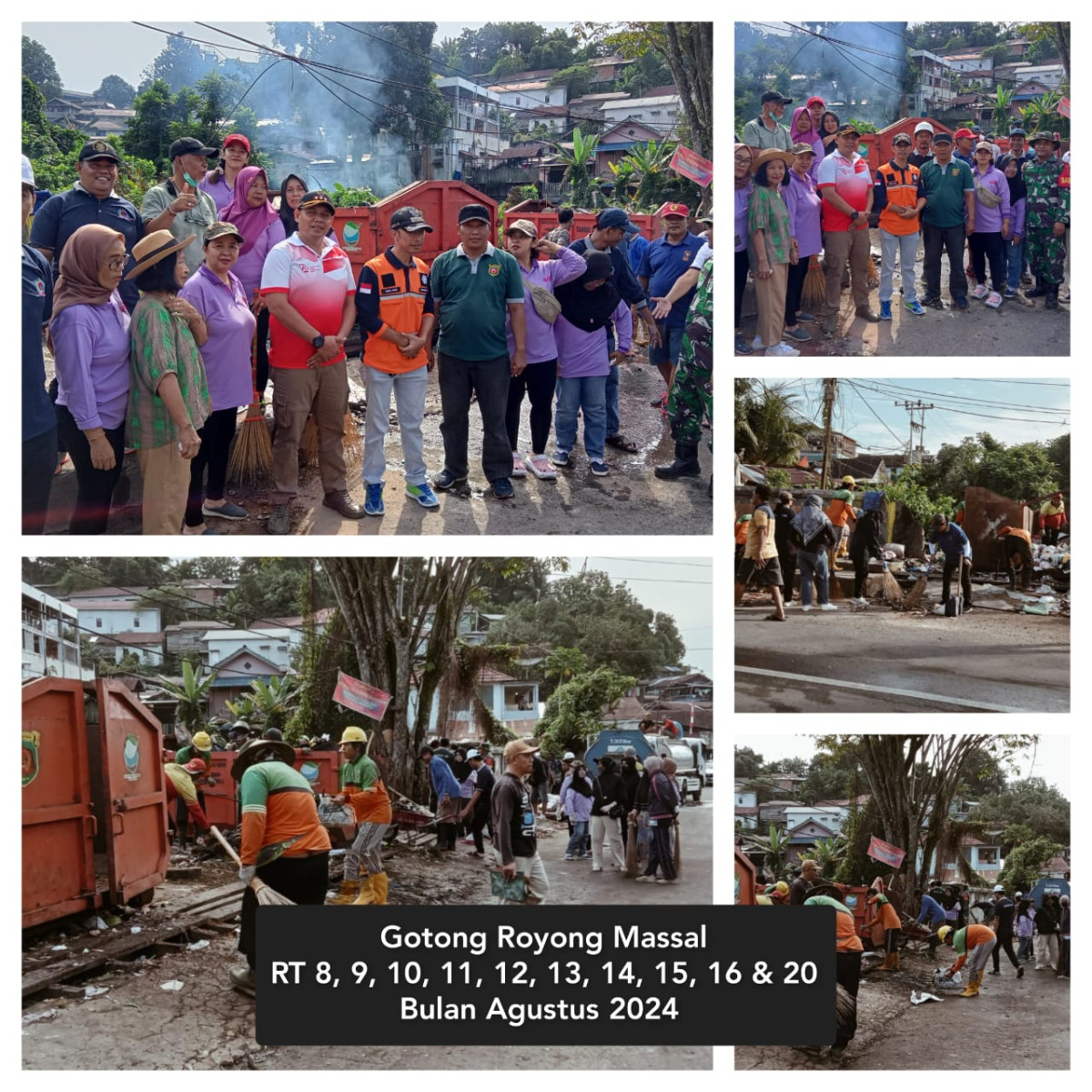 Gotong Royong Massal TPS Arjuna 10 RT