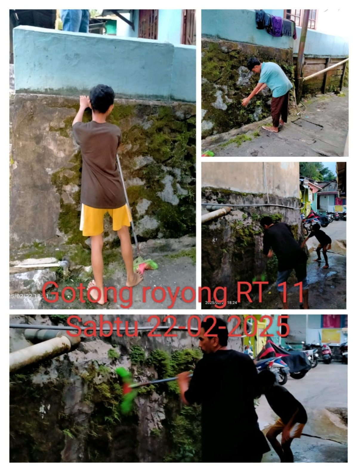Gotong royong minggu pertama 22/02/2025