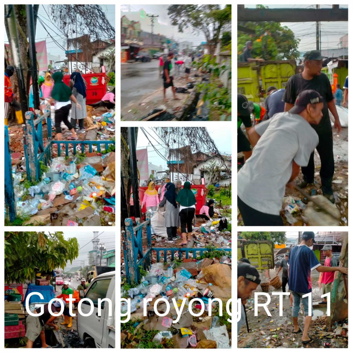 Gotong Royong Masal 10 RT (RT 08-20) Bulan April 2024