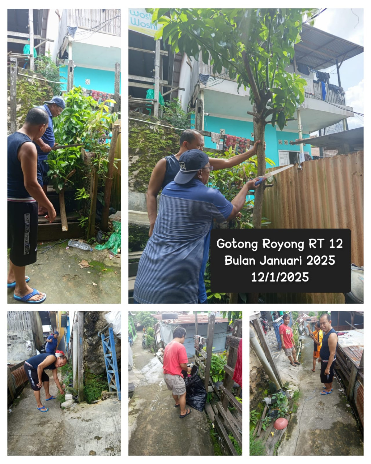 Gotong Royong RT 12 Bulan Januari 2025 - I