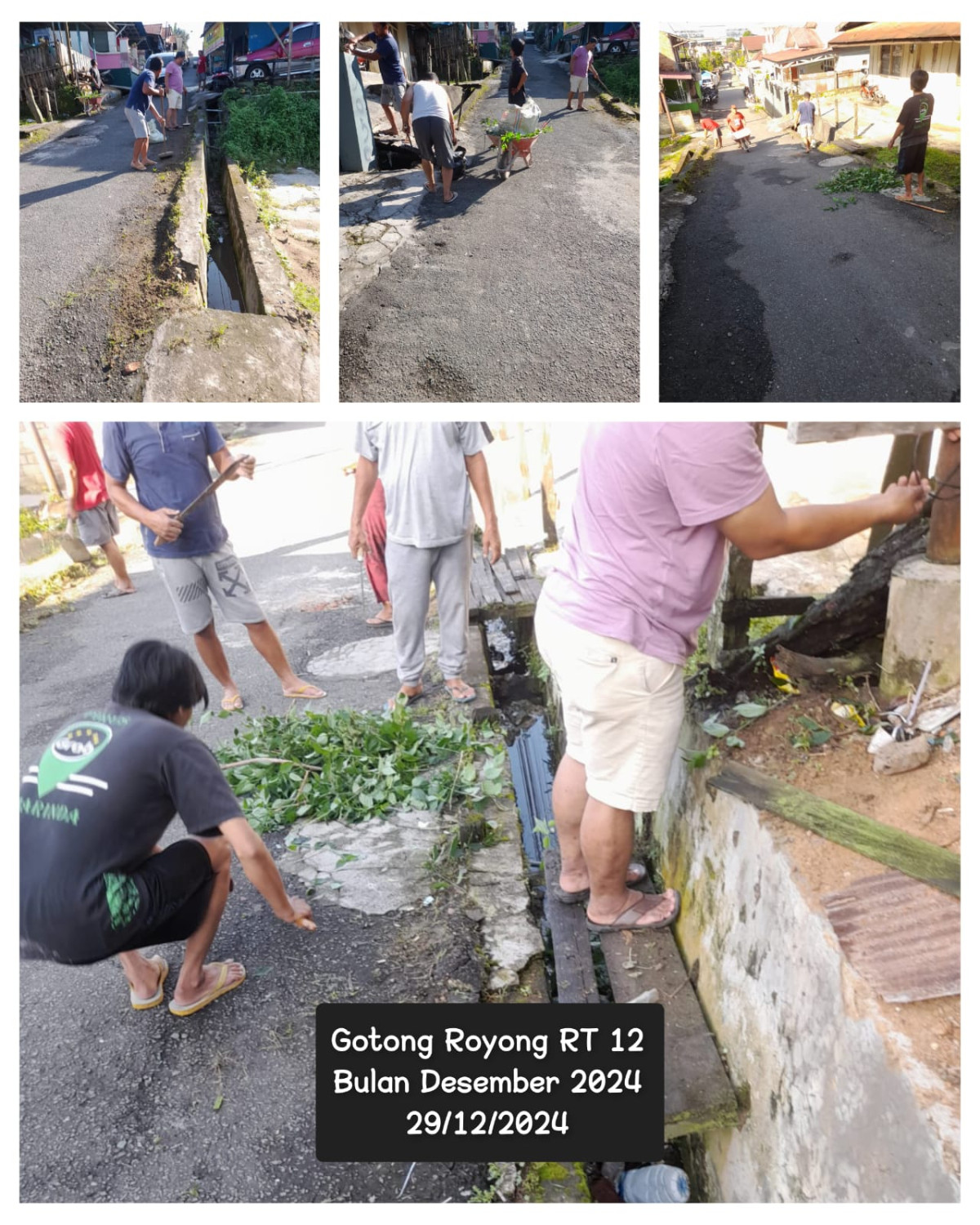 Gotong Royong RT 12 Bulan Desember 2024 - 2