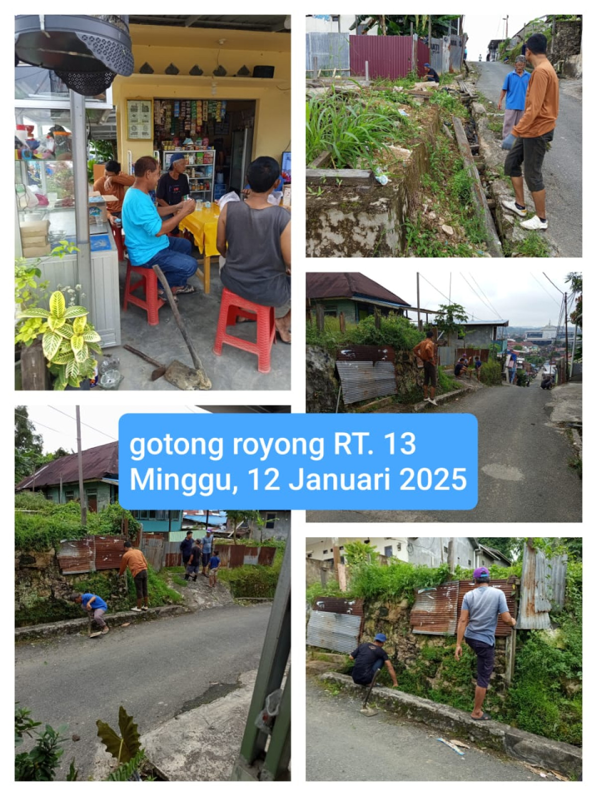 Gotong Royong RT 13 Bulan Januari 2025 - I