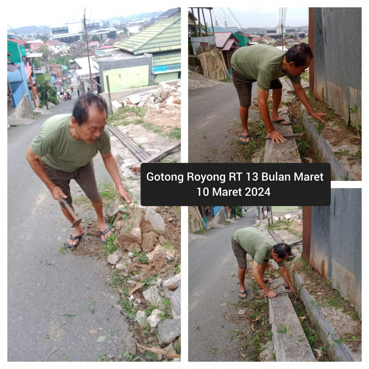 Gotong Royong RT 13 Bulan Maret 2024